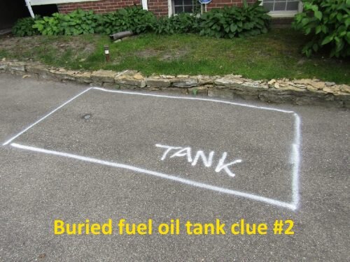 buried fuel oil tank subtle clue #2 buried fuel oil tank subtle clue #2